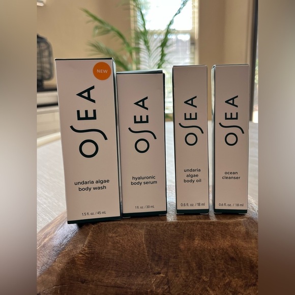 Osea Skincare From The Sea 4 Piece Set Body Wash, Serum, Body Oil, Cleanser - Picture 1 of 14